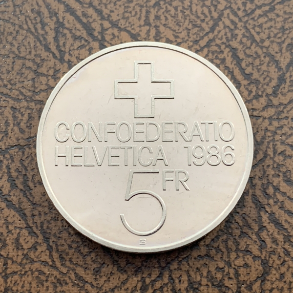 5 Franken Sempach 1986